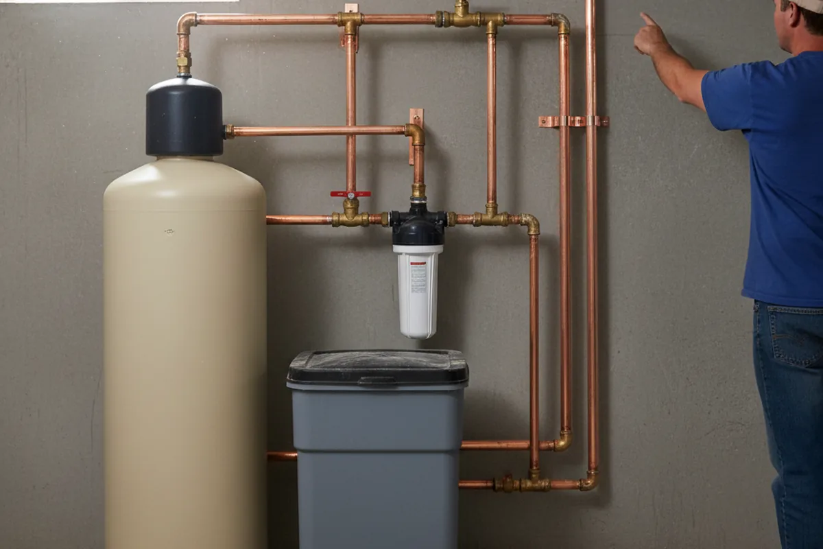 Whole-house water treatment system installed in White Oak